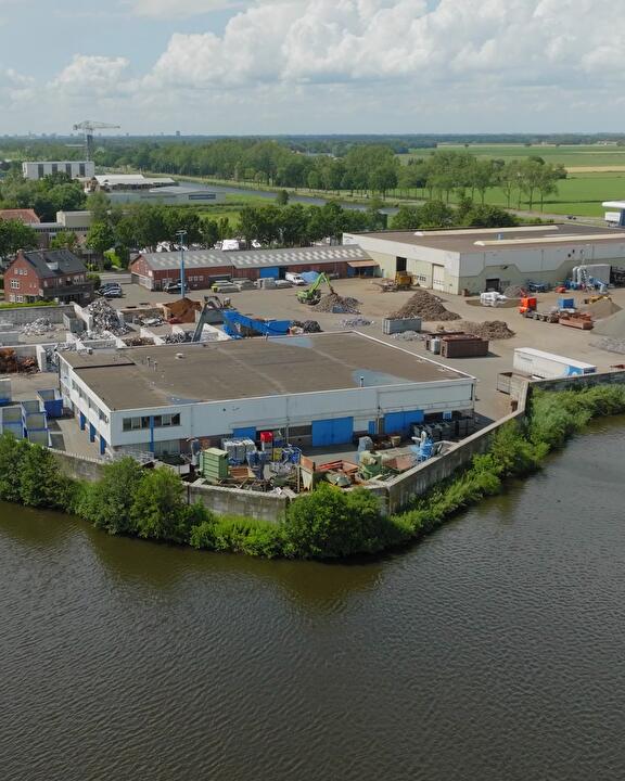 Dronebeelden van het terrein